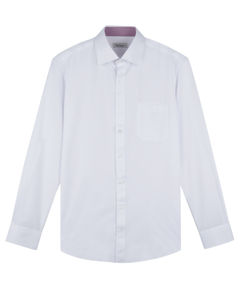 [피에르가르뎅] 트리코트 노말핏 화이트 셔츠 PJDS3701 - 던필드몰_DawnFieldMall