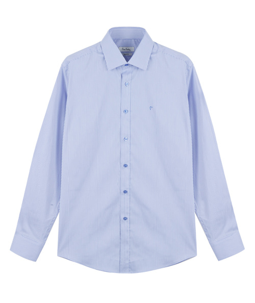 [피에르가르뎅] 블루 스트레치 슬림핏 셔츠 PJDS3808 - 던필드몰_DawnFieldMall