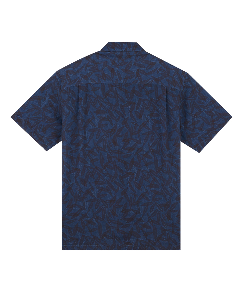 [피에르가르뎅] 나뭇잎 패턴 프린트 노말핏 남자 셔츠 PMWS2611 - 던필드몰_DawnFieldMall